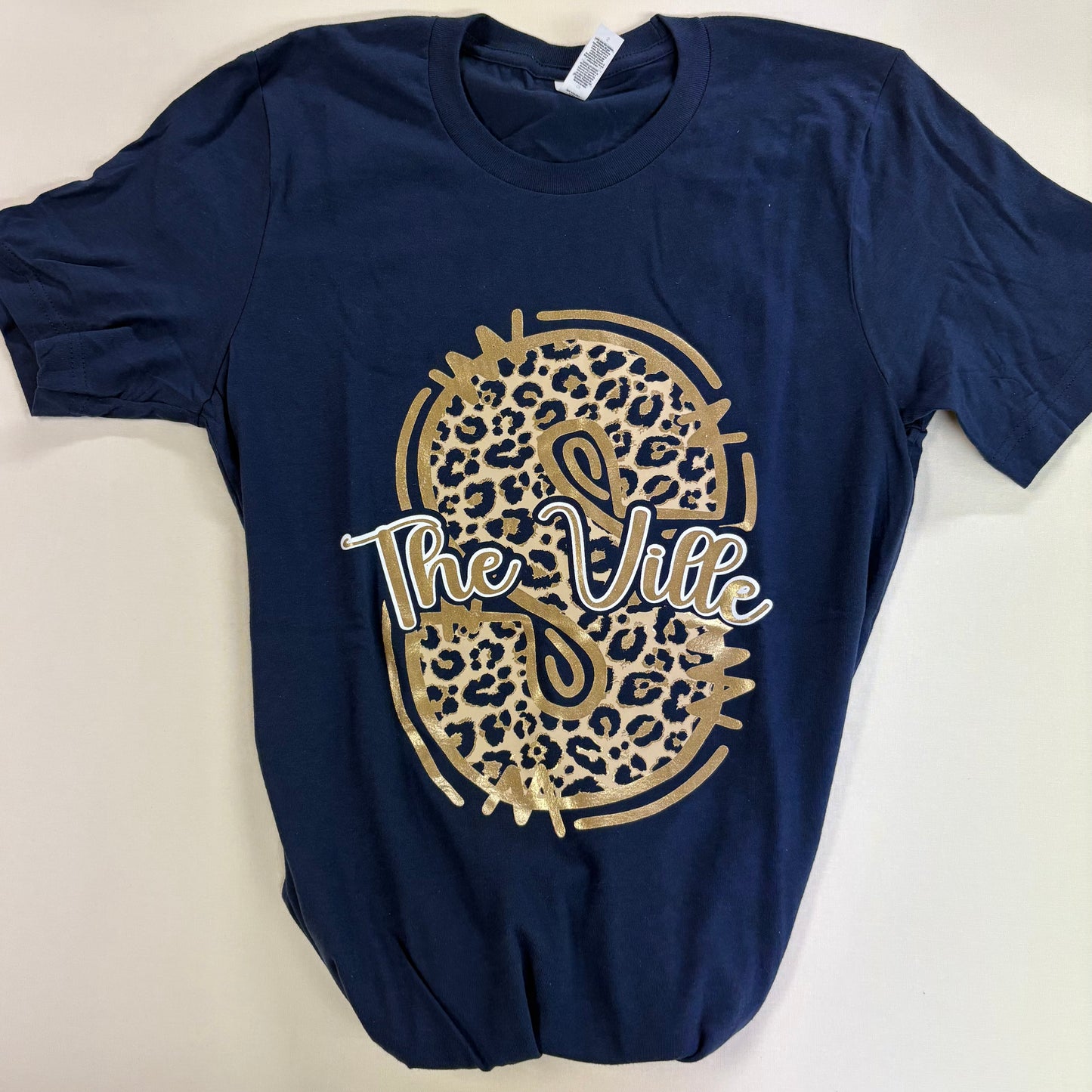Metallic Leopard S Tee - Spirit To A Tee