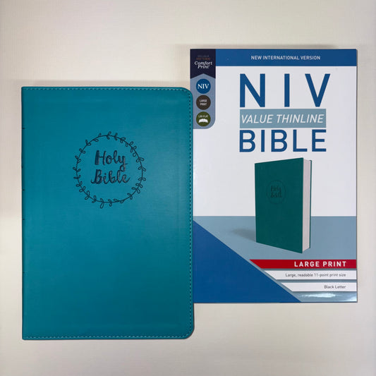 NIV Value Thinline Bible - Turquoise - Harper Collins