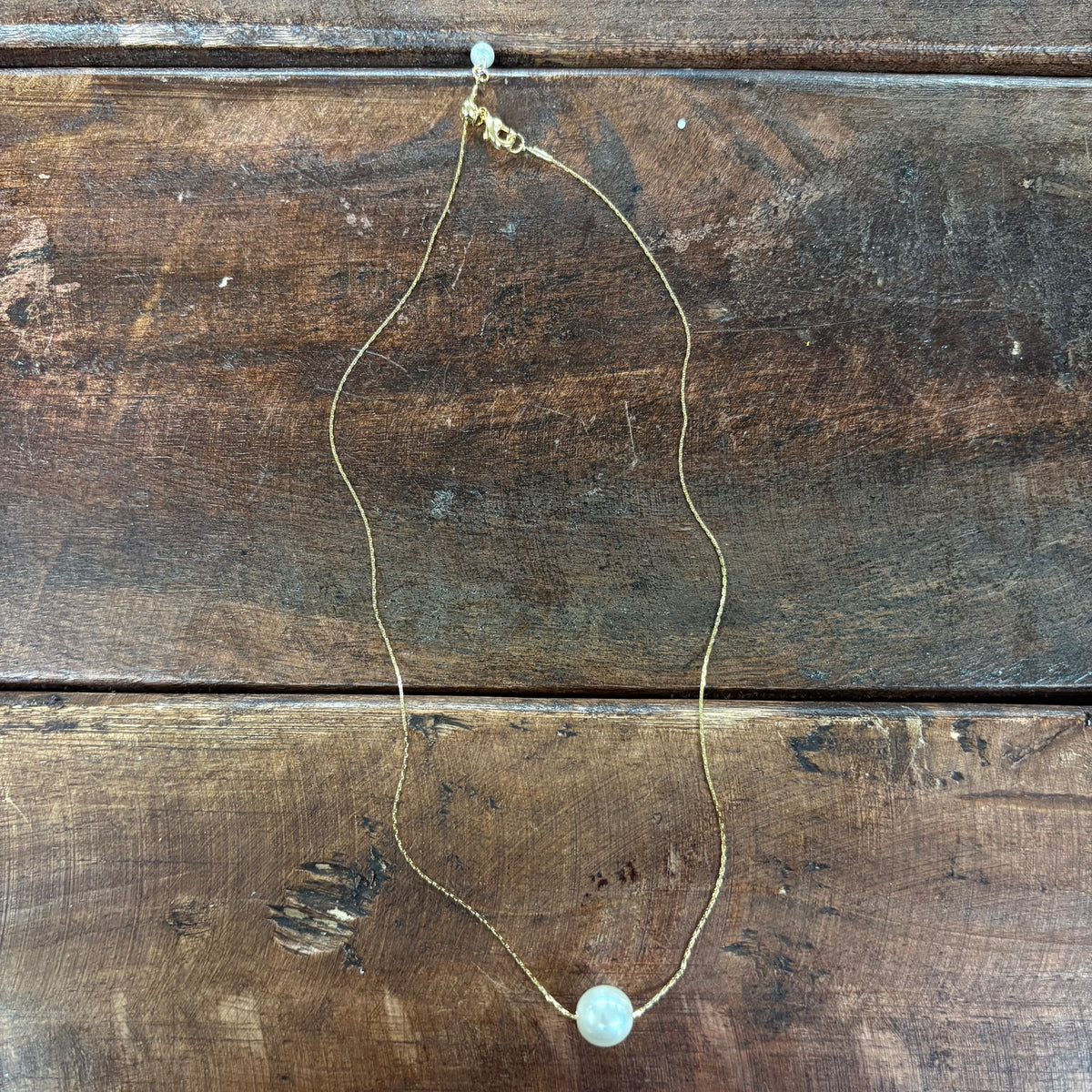 Nora Dainty Pearl Necklace - Caroline Hill
