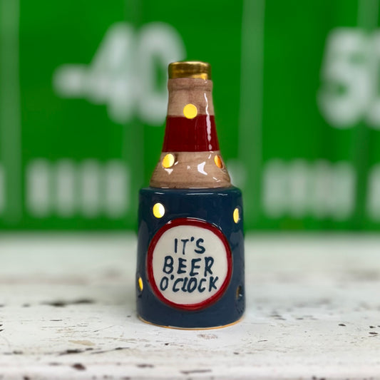 Beer Can Hugger LED Sitter - Mud Pie