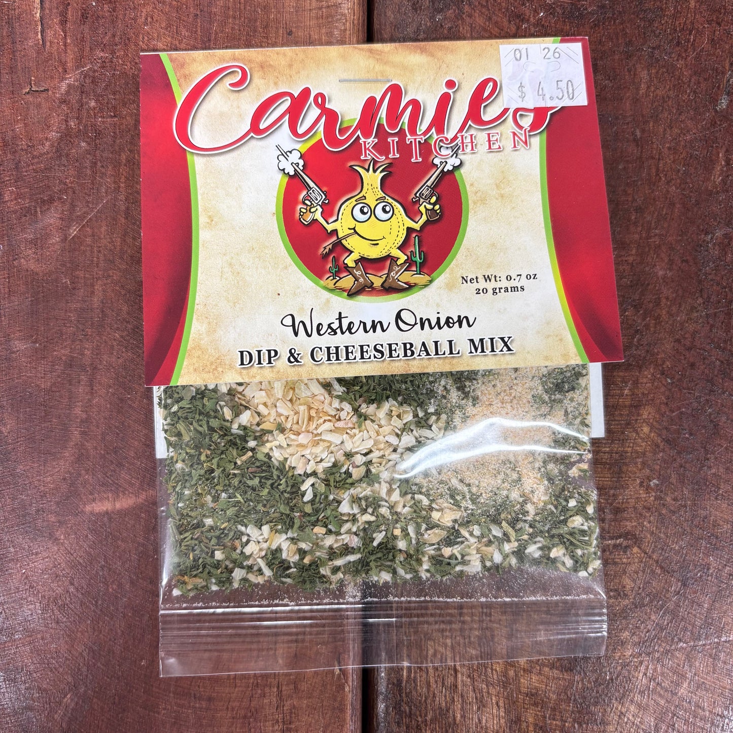 Western Onion Dip and Cheeseball Mix - Carmie's Dip Mix