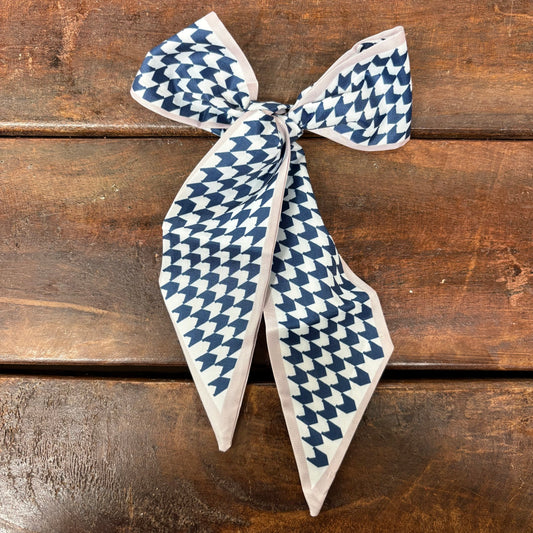 Navy Houndstooth Twilly - Accity