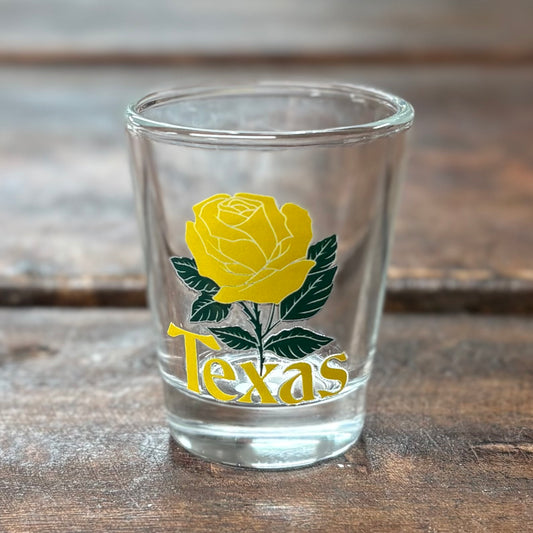 Texas Rose Shot Glass - Norman Roscoe