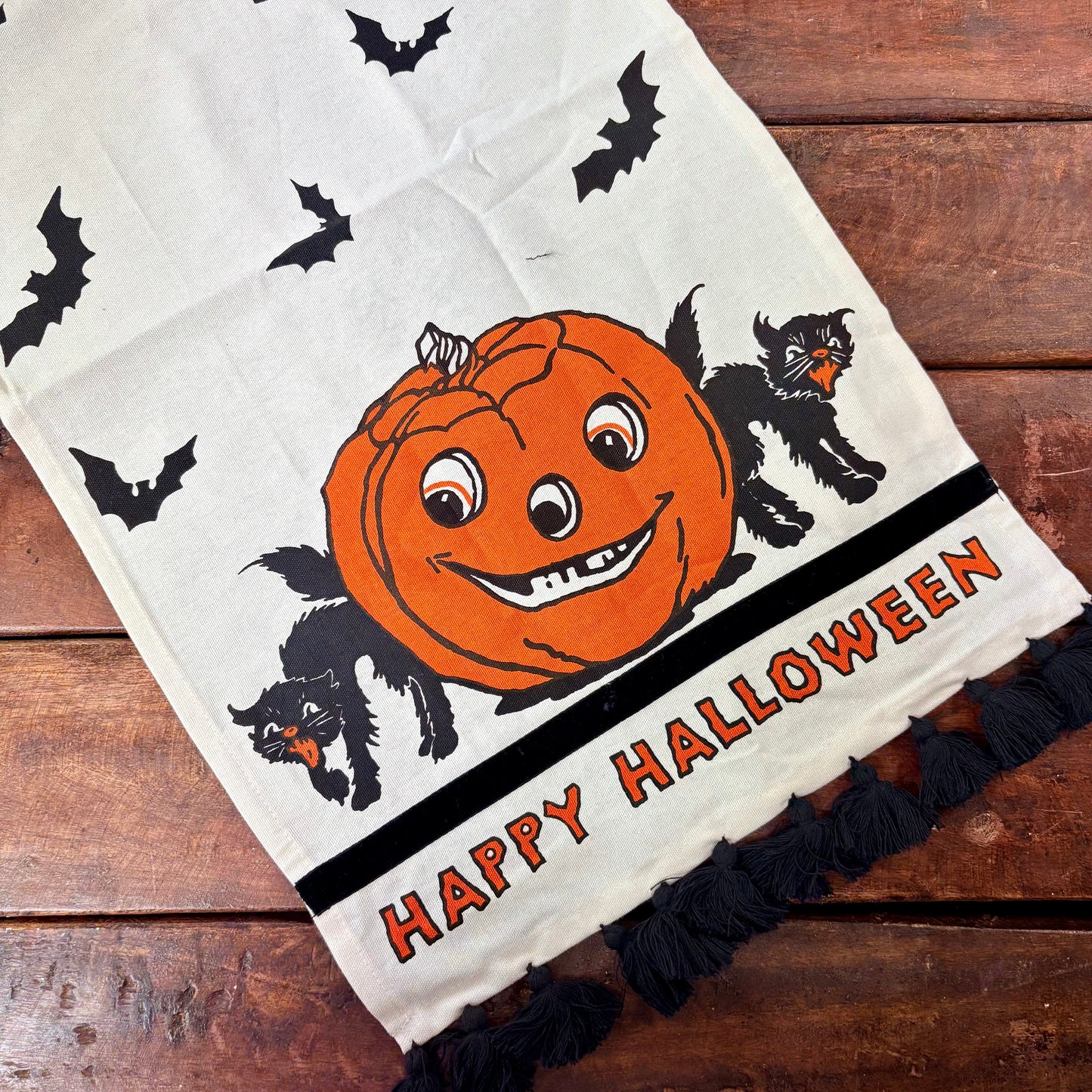Happy Halloween Runner - Primitives By Kathy