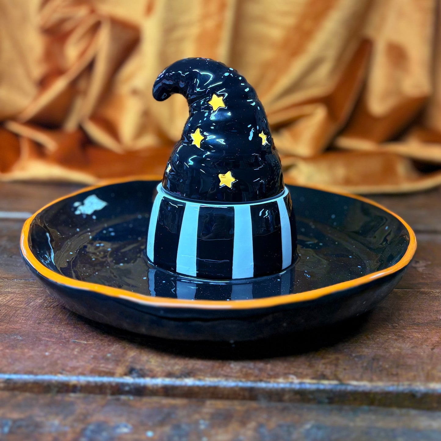 LED Witch Hat Chip N Dip - Mud Pie