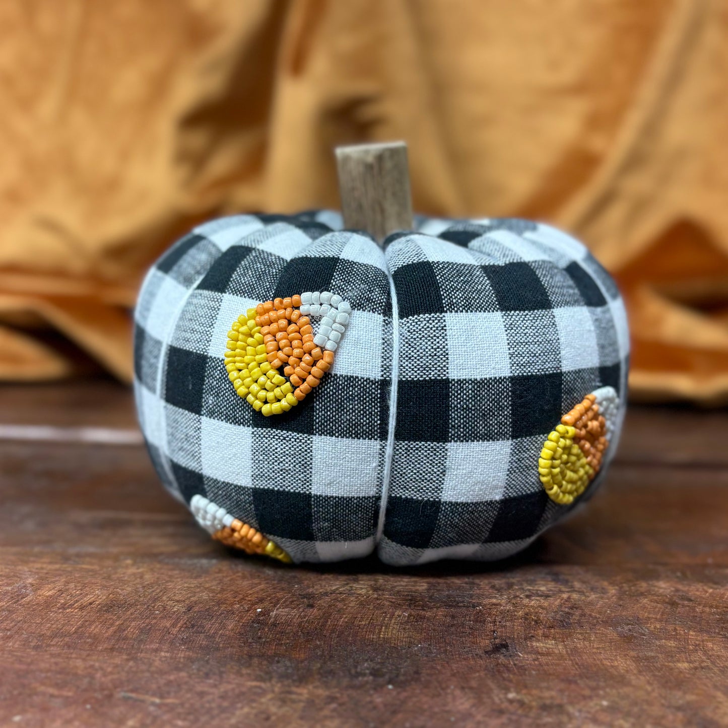 Beaded Icon Pumpkins - Mud Pie