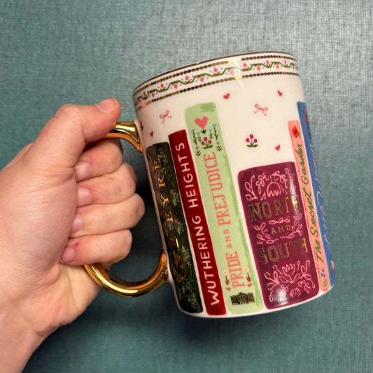Ladies Night Book Club Porcelain Mug - Rifle Paper Co.
