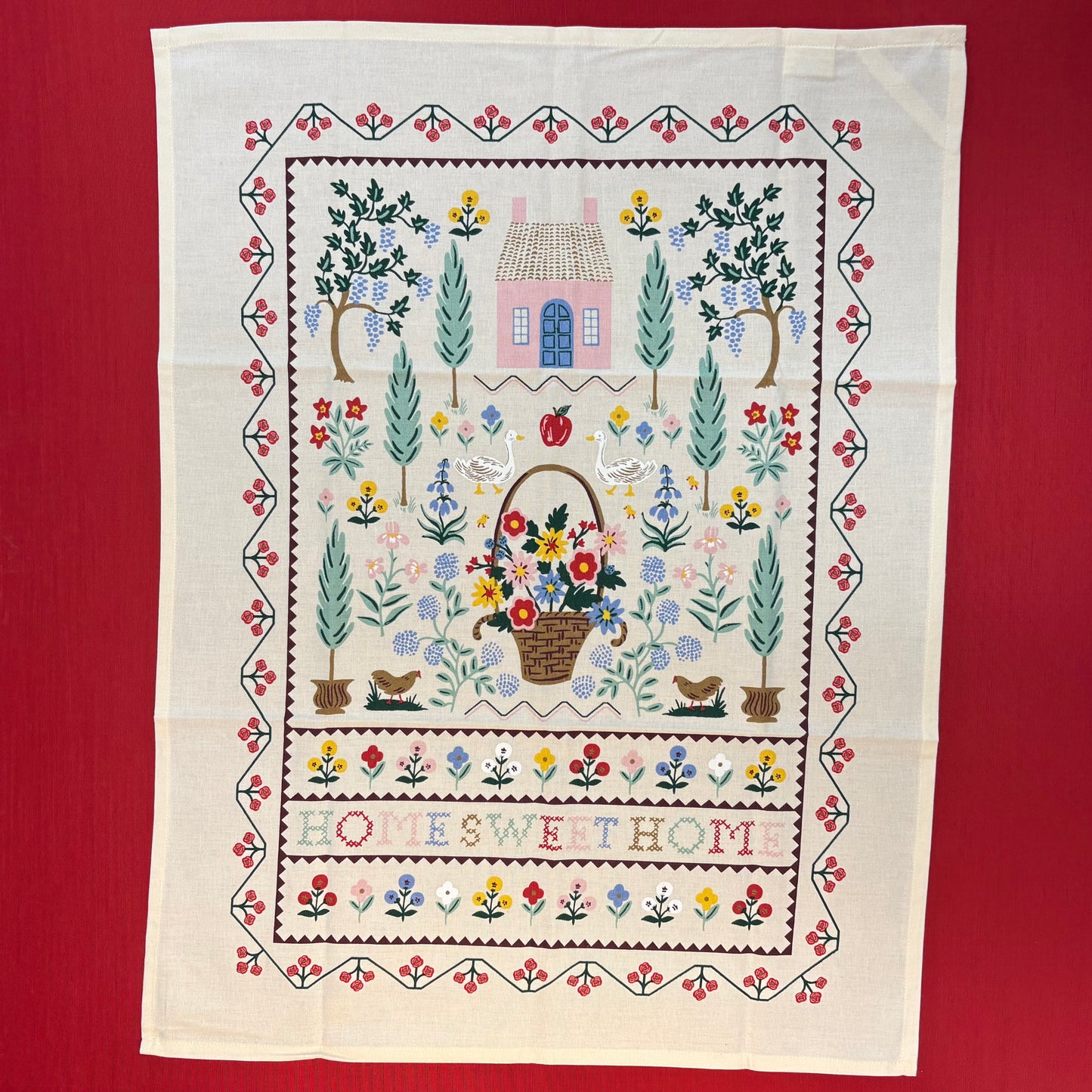 Home Sweet Home Tea Towel - Rifle Paper Co.