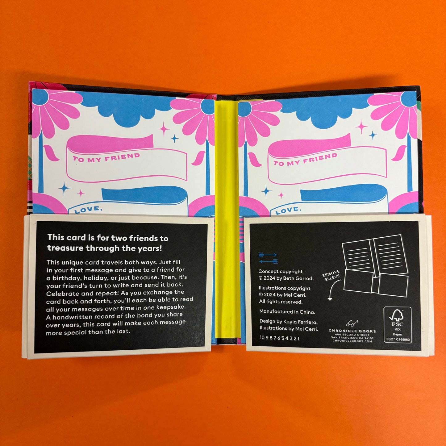 Continuous Greetings - A Shared Card For Friends - Chronicle Books