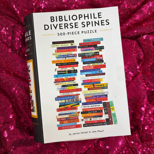 Bibliophile Diverse Spines Puzzle - Chronicle Books