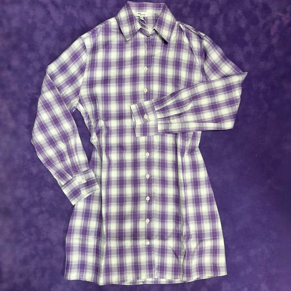Plaid Dress with Open Back - Edit By Nine