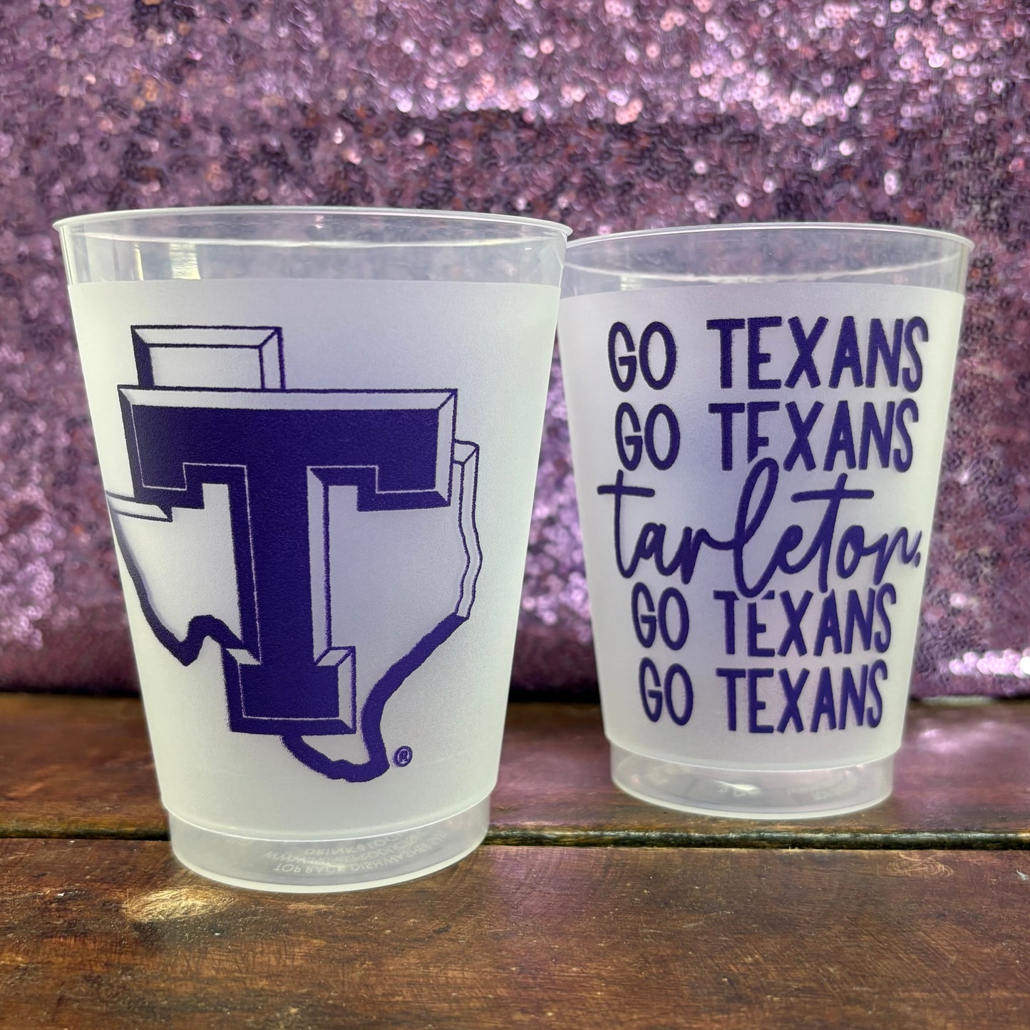 Go Texans Mirror Reusable Cups - Sassy Cups