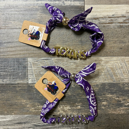 Texans Bandana Beaded Bracelets - H&A Art