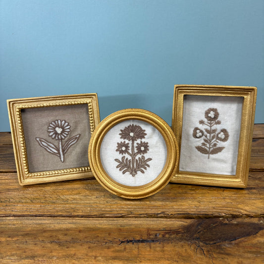 Framed Flowers - Mud Pie