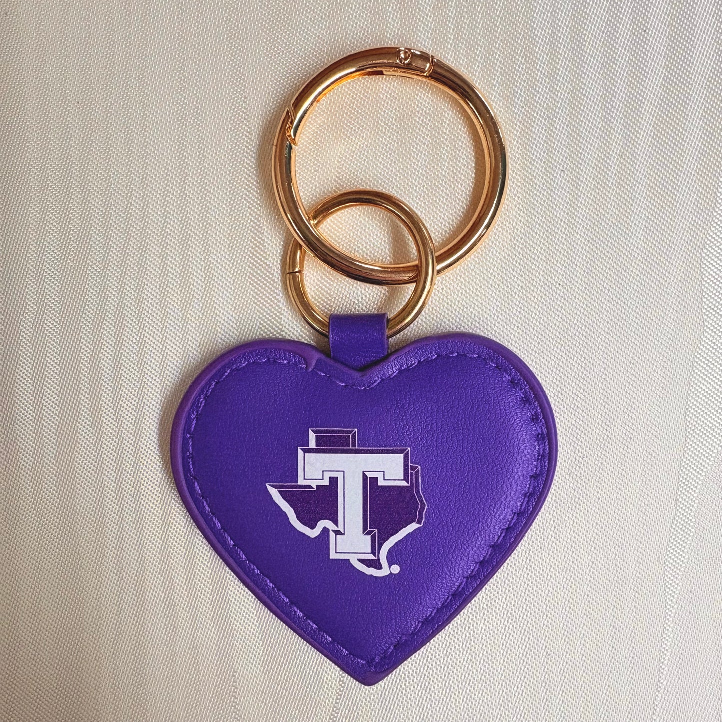 Tarleton Heart Purse Charm/Keychain - Desden