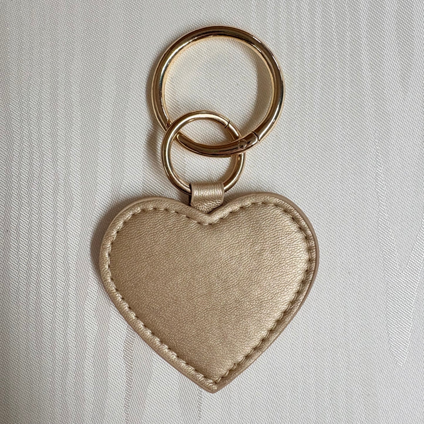 Gold Heart Purse Charm/Keychain - Desden