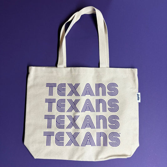 Retro Canvas Texans Tote Bag - Desden