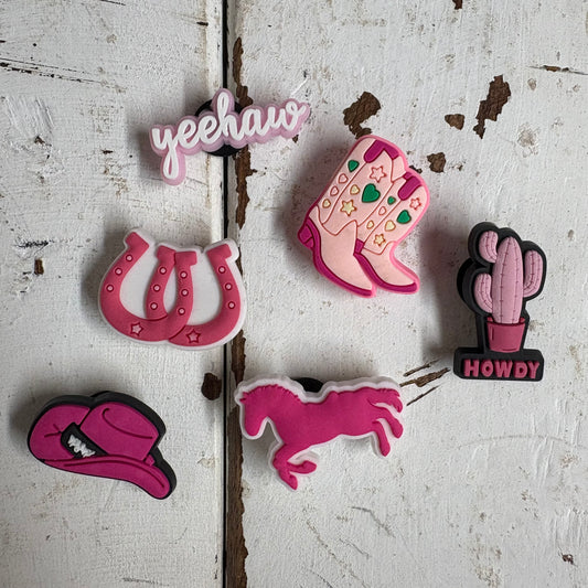 Pink Cowgirl Charms - Sip4Sip - Girlie Girl Originals