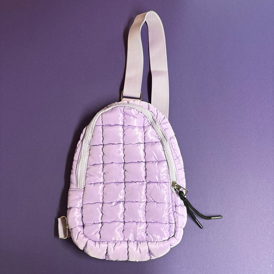 Lavender Quilted Crossbody Bag - Girlie Girl Originals
