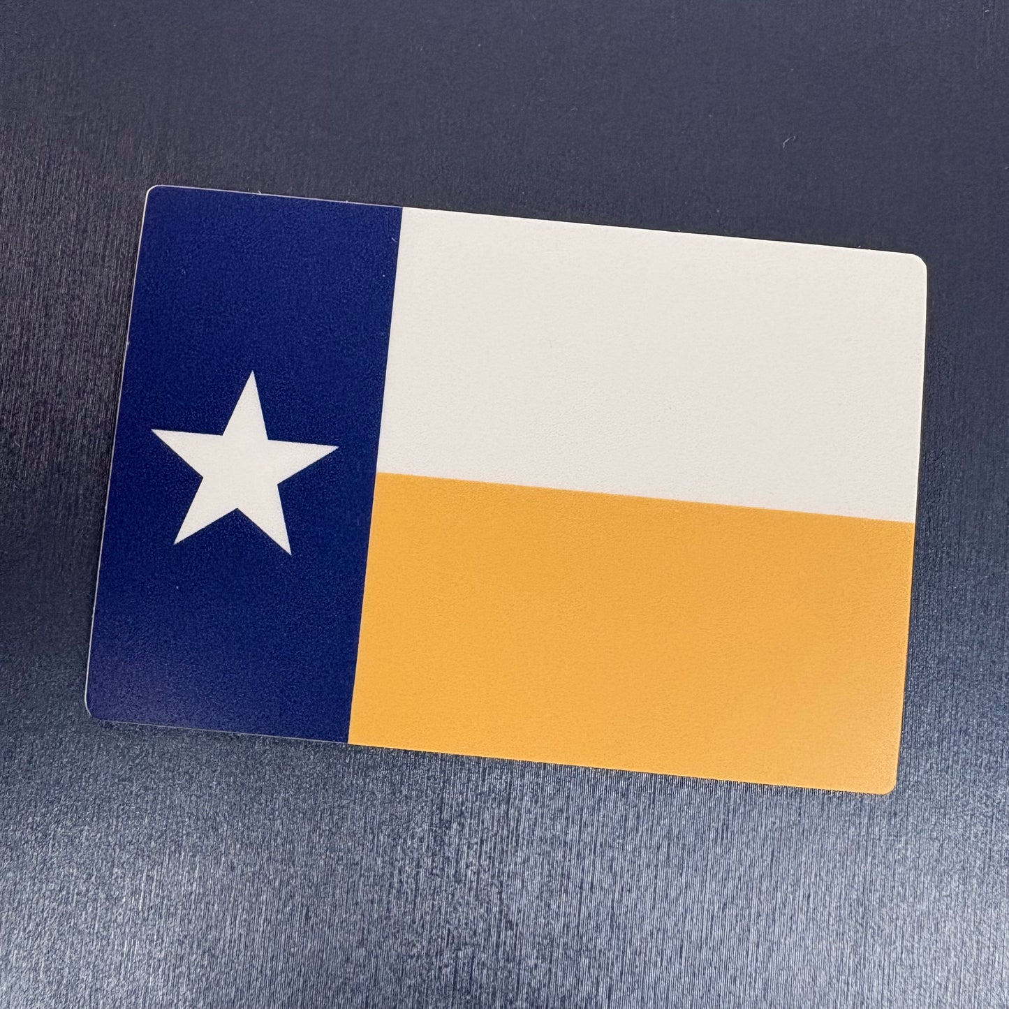 Blue and Gold Texas Flag Sticker