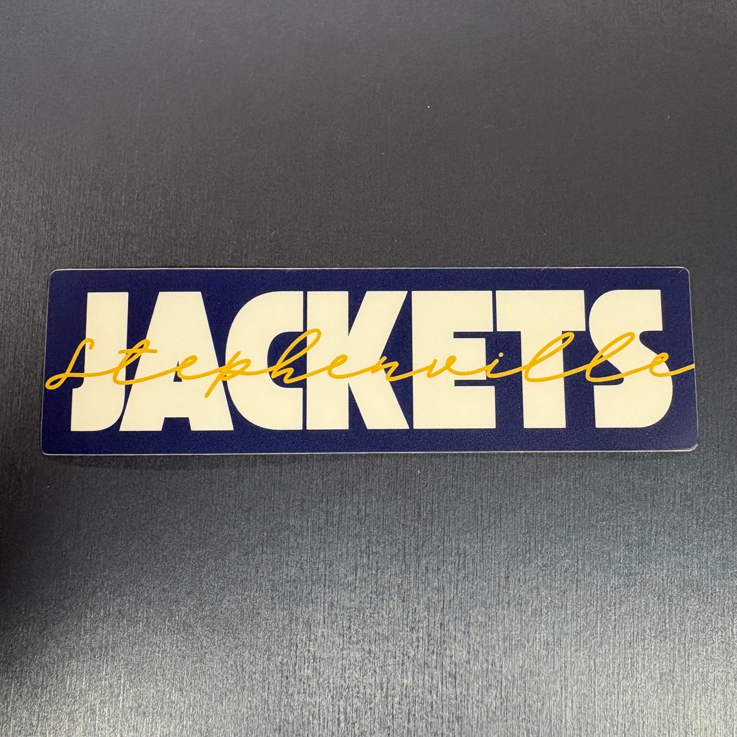Jackets Scroll Rectangle Sticker