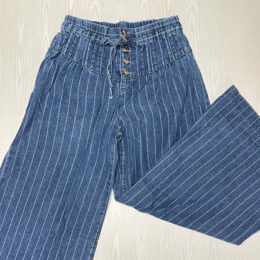 Striped Drawstring Jeans - Umorger