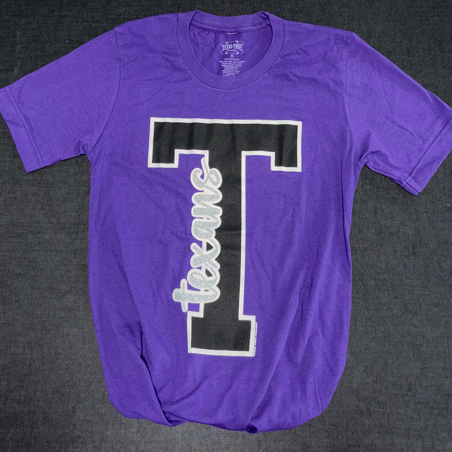 Block T Glitter Texans Tee - Texas True