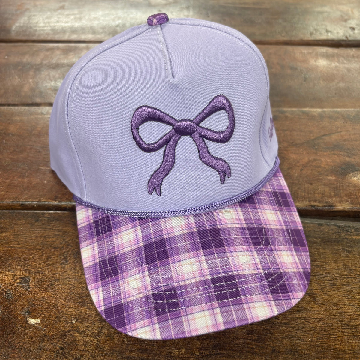 Tarleton Plaid Bow Cap - H&A Art
