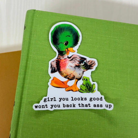 Back That Ass Up Sticker - Mugsby