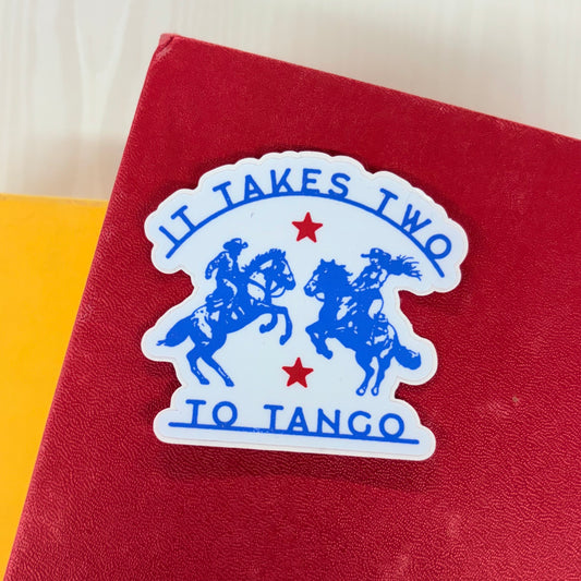 It Takes Two To Tango Sticker - Mugsby
