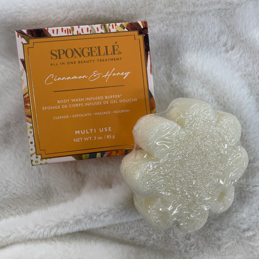 "Cinnamon & Honey" Body Wash Buffer 85g -Spongelle