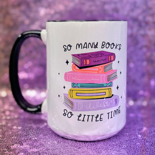 So Many Books Mug - Mugsby