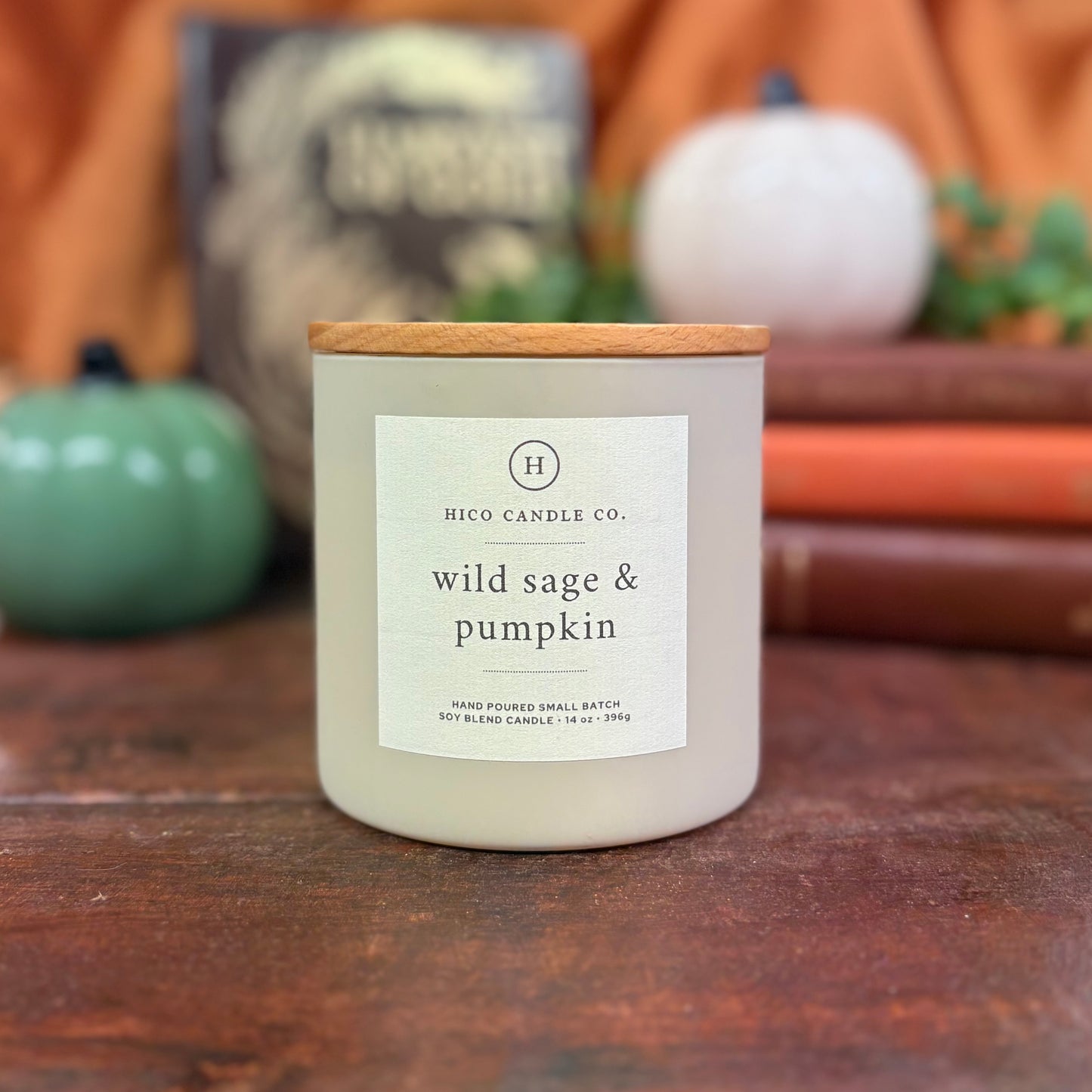 Wild Sage and Pumpkin Candle - Hico Candle Co.