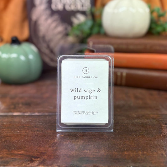 Wild Sage and Pumpkin Wax Melts - Hico Candle Co.
