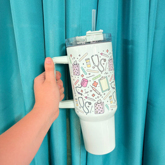 Healthcare Icons 40oz Tumbler - Callie Danielle