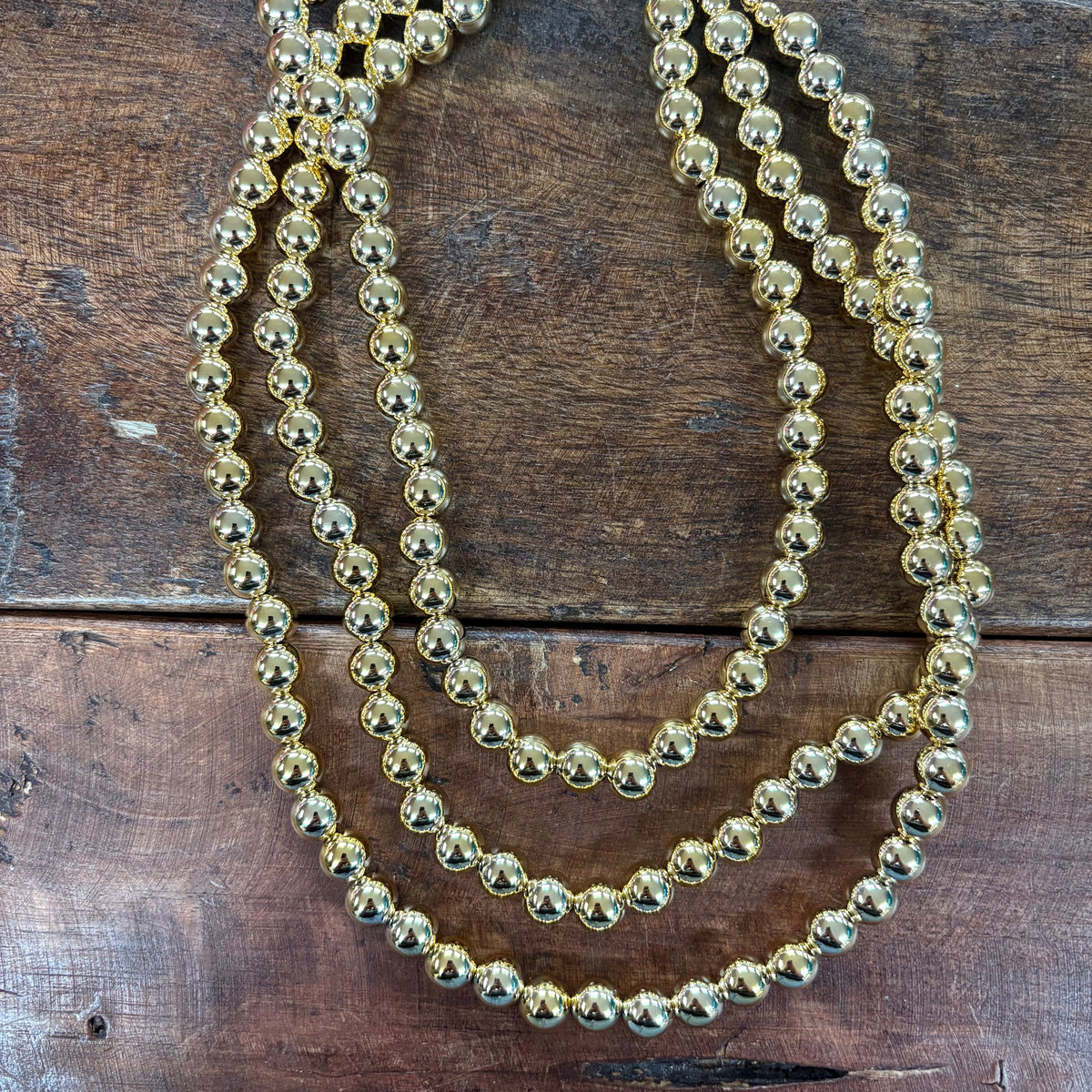 Collette Triple Strand Necklace - Gemelli