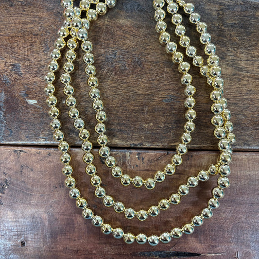 Collette Triple Strand Necklace - Gemelli