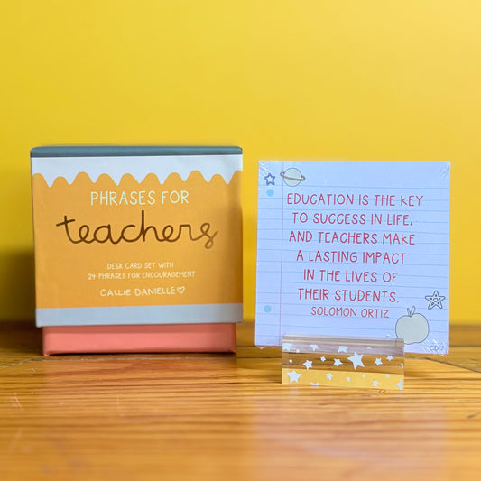 Phrases for Teachers Desk Cards - Callie Danielle
