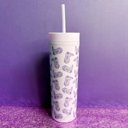 Purple Boots Acrylic Tumbler - Callie Danielle