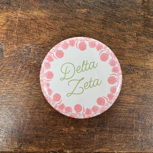 Delta Zeta Flower Ring Button - Good Vibez