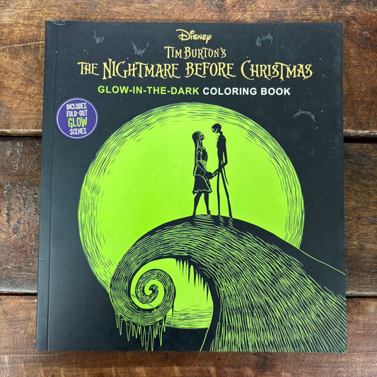Nightmare Before Christmas Glow-In-The-Dark Coloring Book - Simon and Schuster