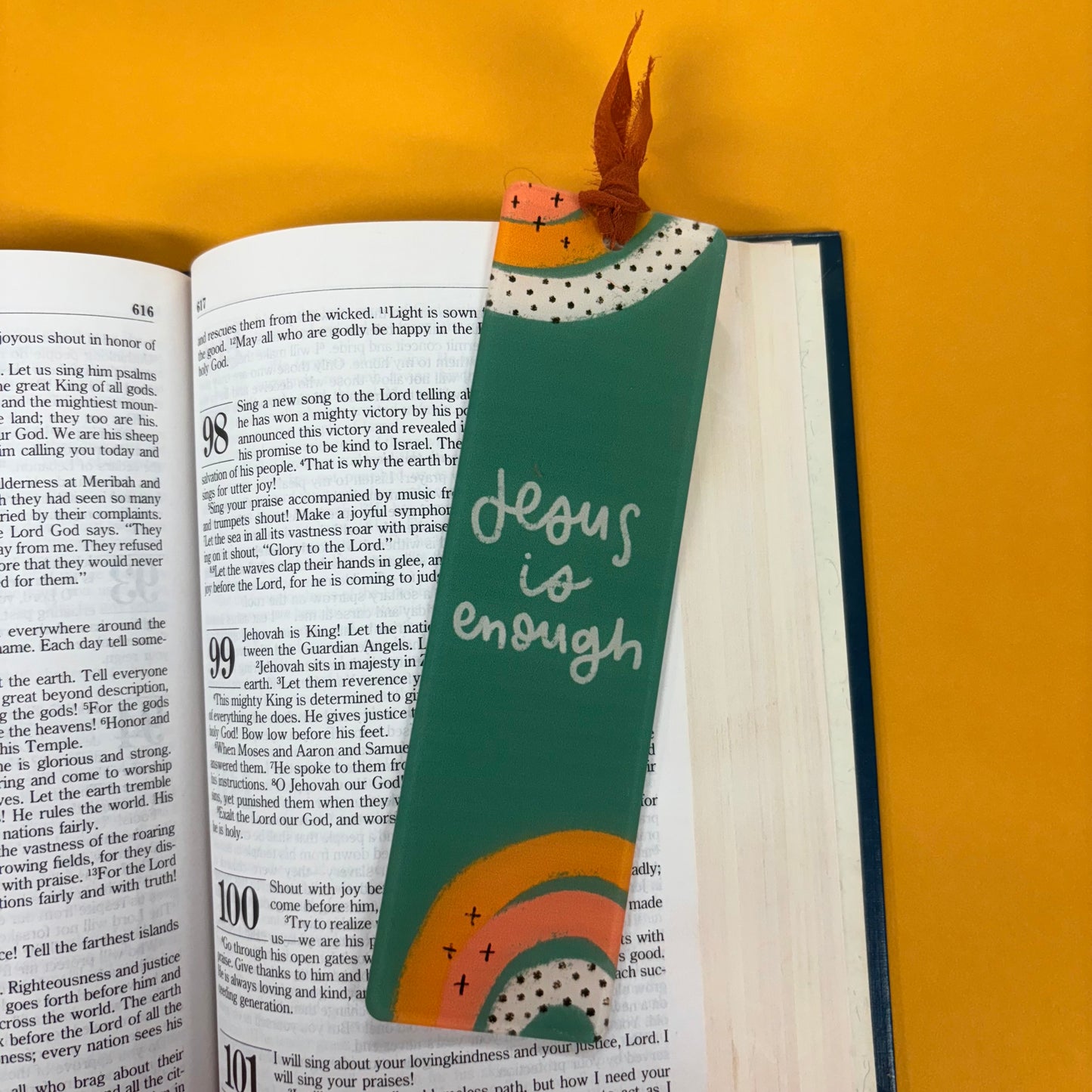 Jesus Is Enough Acrylic Bookmark - Kingfolk Co.