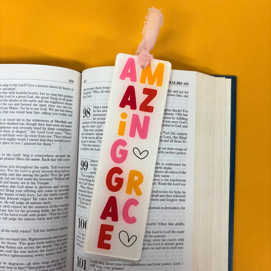 Amazing Grace Acrylic Bookmark - Kingfolk Co.