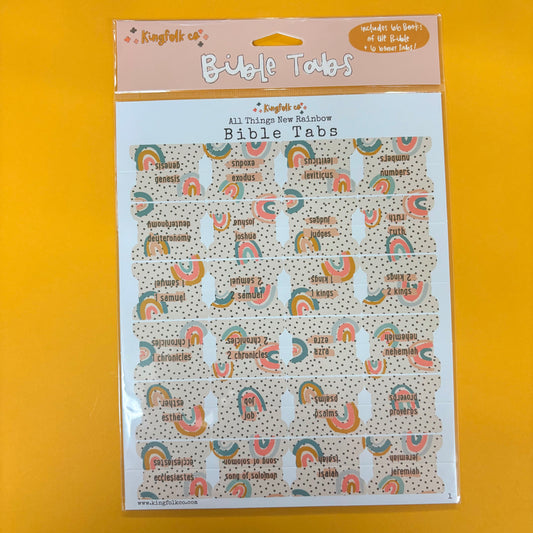 All Things New Bible Tabs - Kingfolk Co.