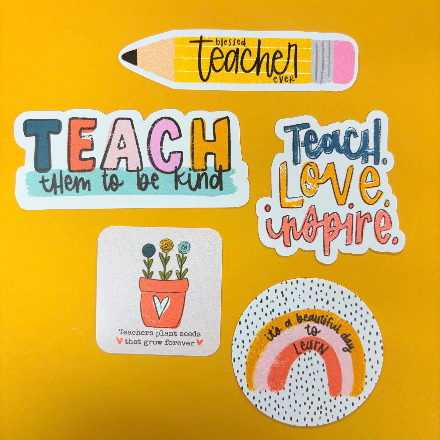 Teacher Sticker Bundle - Kingfolk Co.