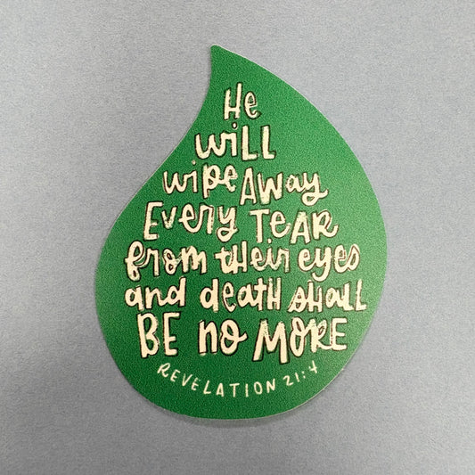 Revelation Tear Sticker - Kingfolk Co.