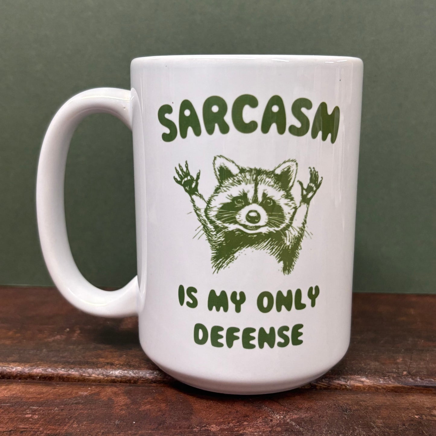Sarcasm Is My Only Defense Mug - Mug and Mini