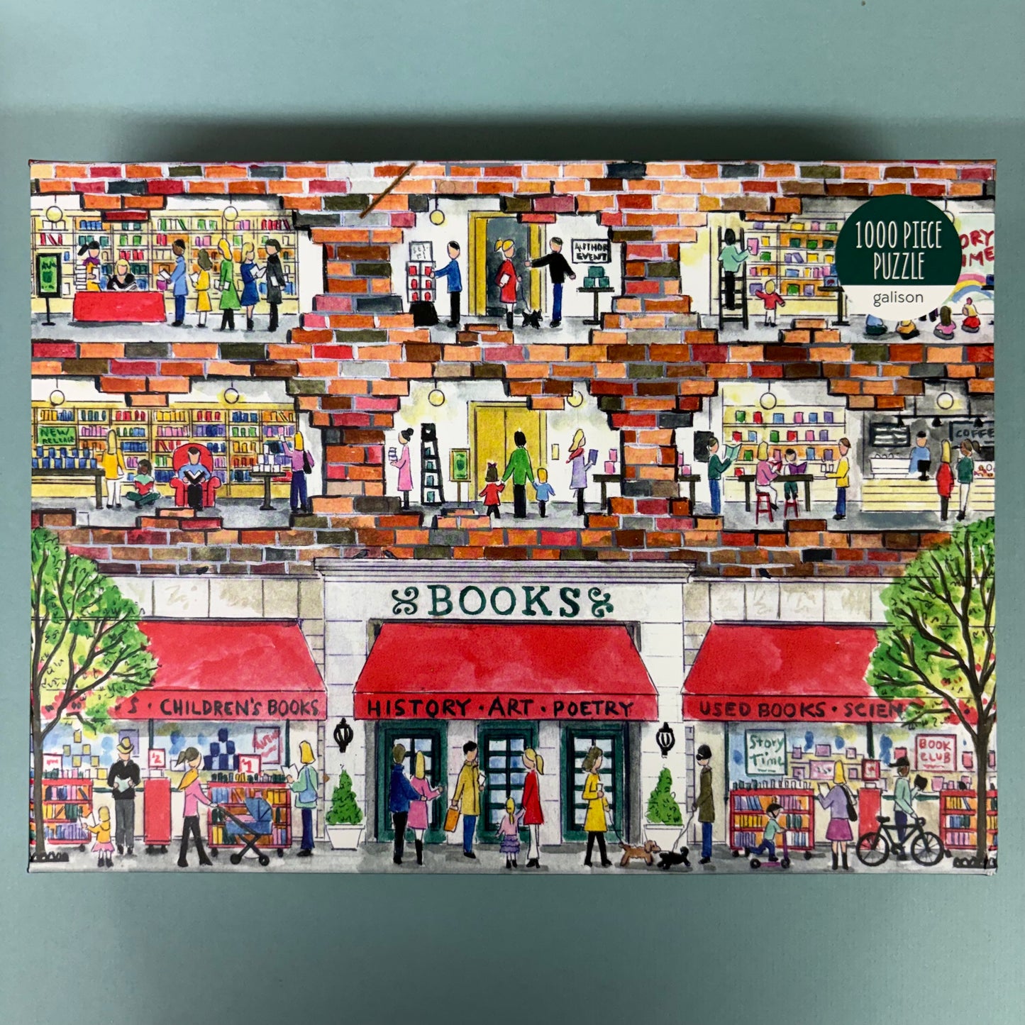Michael Storrings A Day At The Bookstore Puzzle - Chronicle Books