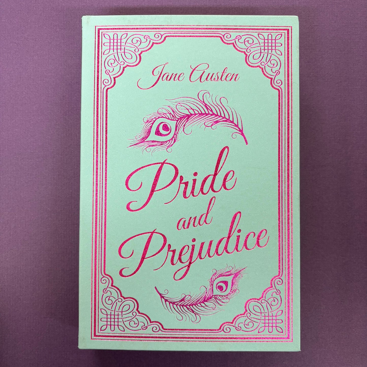 Pride and Prejudice Pink Foil Cover - BOUT