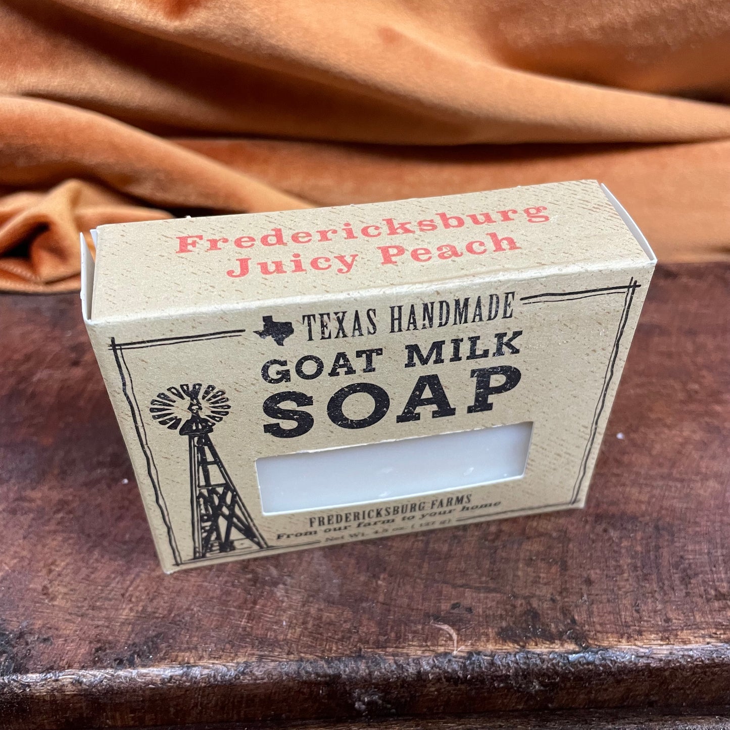 "Fredericksburg Juicy Peach" Bar Soap -Fredericksburg Farms
